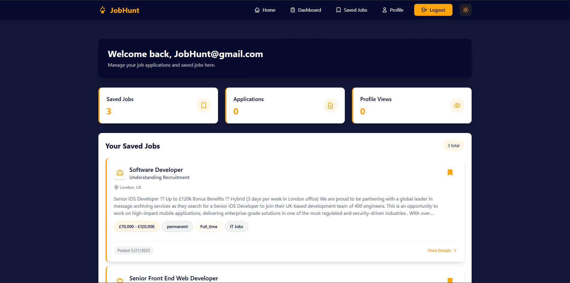 JobHunt - International Job Search Engine preview 2